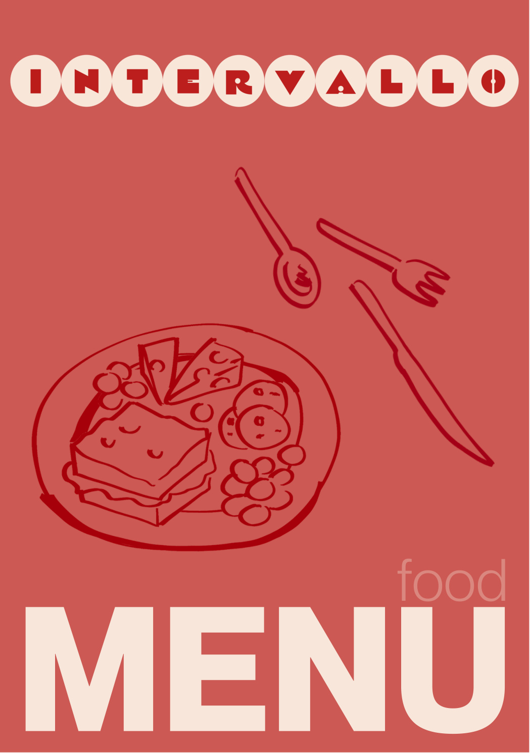Food menu cover